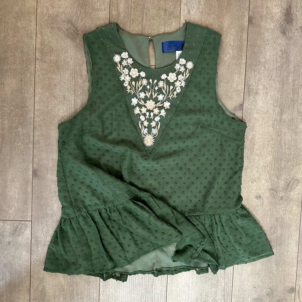 Blue Rain Boho Women’s XS Blouse